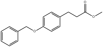METHYL 3-(4-(BENZYLOXY)PHENYL)PROPANOATE Structure