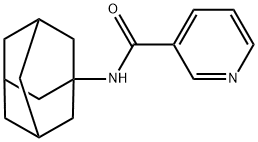 N-(1-Adamantyl)-3-pyridinecarboxamide Struktur