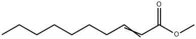 2-デセン酸メチル 化学構造式