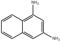 2,4-ナフタレンジアミン 化学構造式