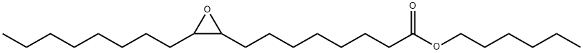hexyl 3-octyloxiran-2-octanoate 结构式