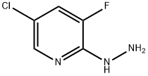 5-chloro-3-fluoro-2-hydrazinylpyridine Struktur