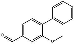 [1,1'-BIPHENYL]-4-CARBOXALDEHYDE,2-METHOXY- Structure