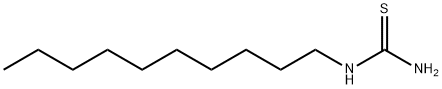 1-デシル-2-チオ尿素 化学構造式
