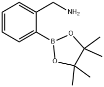 2-(AMINOMETHYL)PHENYLBORONIC ACID, PINACOL ESTER 结构式