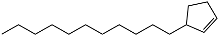1-(1-cyclopent-2-enyl)undecane Struktur