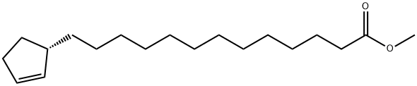 methyl (S)-cyclopent-2-ene-1-tridecanoate  Struktur