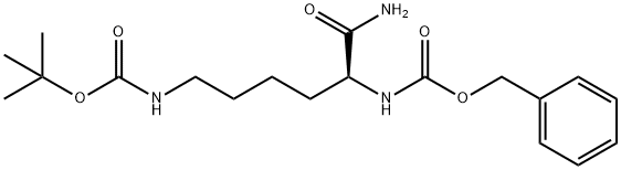 N-Α-苄氧羰基-N-Ε-BOC-L-赖氨酸,24828-95-3,结构式