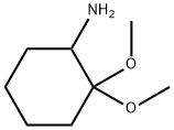 Cyclohexanamine,  2,2-dimethoxy- Struktur