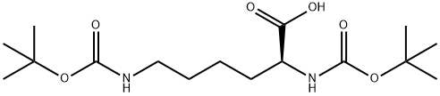 Boc-Lys(Boc)-OH Structure