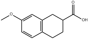 7-METHOXY-1,2,3,4-TETRAHYDRO-NAPHTHALENE-2-CARBOXYLIC ACID Struktur