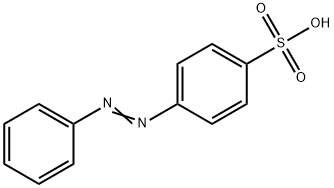 4-アゾベンゼンスルホン酸 化学構造式