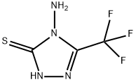 4-AMINO-5-TRIFLUOROMETHYL-4H-1,2,4-TRIAZOLE-3-THIOL Structure