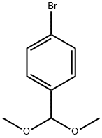 1-(ジメトキシメチル)-4-ブロモベンゼン 化学構造式