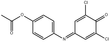 2,6-DICHLOROPHENOLINDOPHENYL ACETATE Struktur