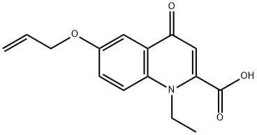 6-(ALLYLOXY)-1-ETHYL-4-OXO-1,4-DIHYDROQUINOLINE-2-CARBOXYLIC ACID 结构式