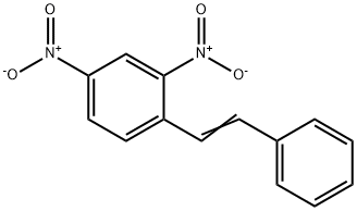 [2-(2,4-ジニトロフェニル)エテニル]ベンゼン 化学構造式