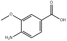 4-アミノ-3-メトキシ安息香酸 化学構造式