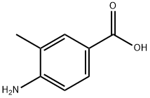 4-アミノ-m-トルイル酸 化学構造式