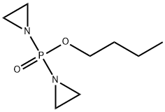 ビス(1-アジリジニル)ホスフィン酸ブチル 化学構造式