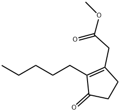 2-ペンチル-3-オキソ-1-シクロペンテン-1-酢酸メチル 化学構造式