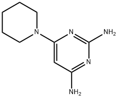 2,4-二氨基-5-哌啶基嘧啶, 24867-26-3, 结构式
