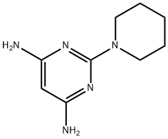 2-(1-PIPERIDINYL)-4,6-PYRIMIDINEDIAMINE Struktur
