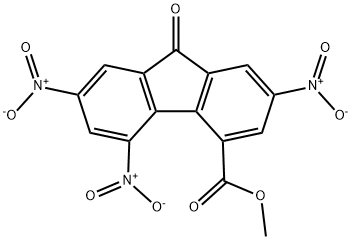 2,5,7-TRINITRO-9-OXO-9H-FLUORENE-4-CARBOXYLIC ACID METHYL ESTER Structure