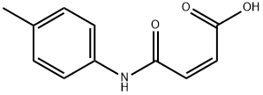 (Z)-4-(4-メチルアニリノ)-4-オキソ-2-ブテン酸 化学構造式