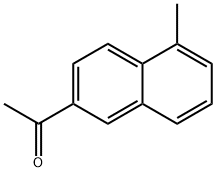 6-アセチル-1-メチルナフタレン 化学構造式