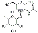 2-ACETAMIDO-2-DEOXY-3-O-(A-L-FUCOPYRANOSYL)-D-GLUCOPYRANOSE Structure