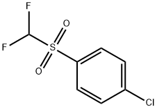 4-(DIFLUOROMETHYLSULFONYL)CHLOROBENZENE Struktur