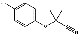 2-(4-CHLOROPHENOXY)-2-METHYLPROPANENITRILE Structure