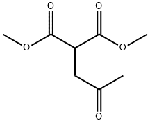 アセトニルマロン酸 ジメチル 化学構造式