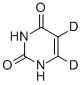 尿嘧啶-D2, 24897-52-7, 结构式