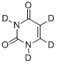尿嘧啶-D4, 24897-55-0, 结构式