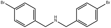 N,N-ビス(4-ブロモベンジル）アミン 化学構造式