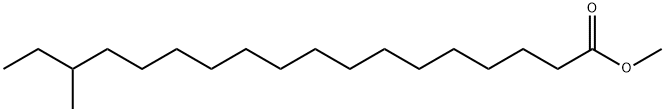 16-メチルオクタデカン酸メチル 化学構造式