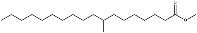 8-メチルステアリン酸メチル 化学構造式