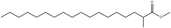 2-メチルステアリン酸メチル 化学構造式