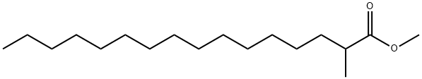 α-メチルパルミチン酸メチル 化学構造式
