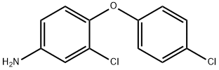 3-氯-4-(4-氯苯氧基)苯胺,24900-79-6,结构式
