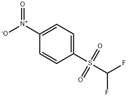 1-((二氟甲基)磺酰基)-4-硝基苯, 24906-74-9, 结构式