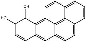9,10-dihydro-9,10-dihydroxybenzo(a)pyrene Structure