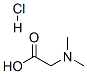 N,N-ジメチルグリシン塩酸塩 化学構造式