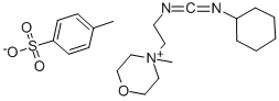 1-CYCLOHEXYL-3-(2-MORPHOLINOETHYL)CARBODIIMIDE METHO-P-TOLUENESULFONATE Structure