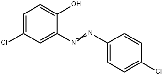 4-Chloro-2-[(E)-(4-chlorophenyl)diazenyl]phenol Structure