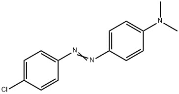 4'-クロロ-4-ジメチルアミノアゾベンゼン 化学構造式