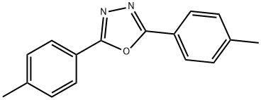 2,5-di-(4-methylphenyl)-1,3-4-oxadiazole Structure