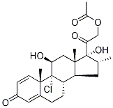 IcoMethasone 21-Acetate Structure